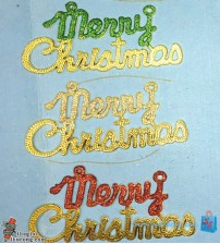 Chữ Merry Christmas 3 màu