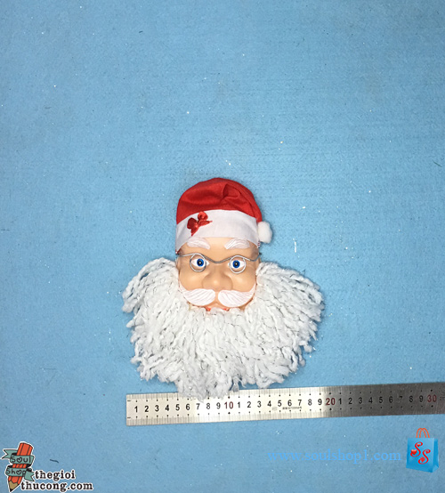 Mặt Ông già Noel râu dài (kiểu 2)